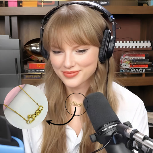 Taylor Swift inspired Gold Plated Panther Chain Pendant with CZ