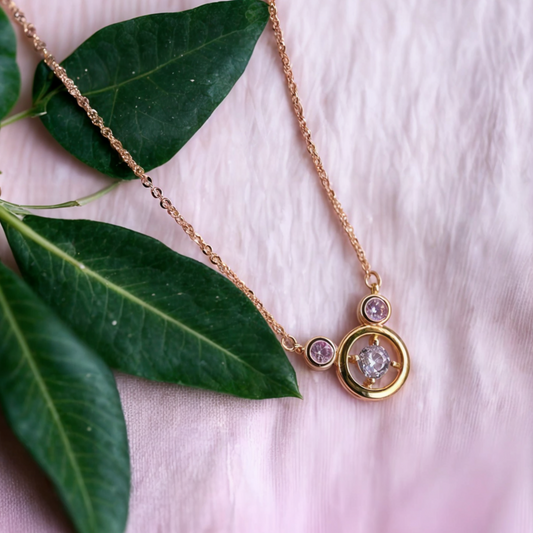 Radiant Round Chain Pendant