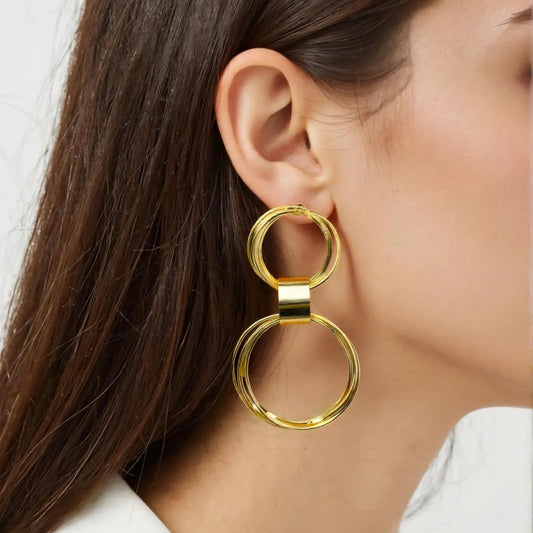 Circular Wired Hoops Danglers