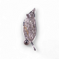 Leaf Brooch in Silver Plating