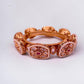 Royal Looking Polki Openable Kada Bangle Gold Plated