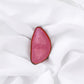 Pink Pearl Resin Shell Nail Art Palette Ring