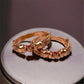 Antique Gold Finish Temple Work Bangles