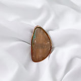 Faux Shell Resin Nail Palette Ring