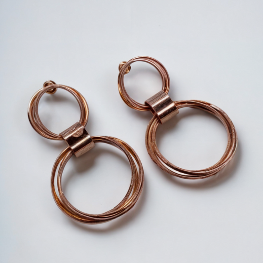 Circular Wired Hoops Danglers