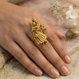 Radha and Krishna Finger Ring
