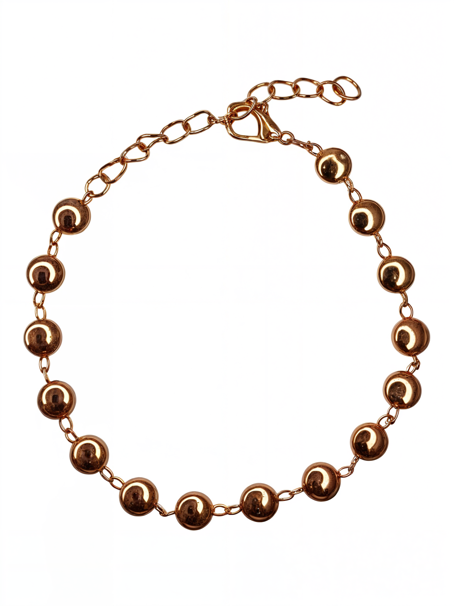 Adjustable Golden Plated Pearl Bracelet