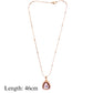 Beautiful Polki Chain Pendant Set with Studs