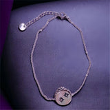 Sterling Silver plated Moon Star Bracelet