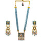 Beautiful Meenakari Kundan Long Necklace Set with Beads