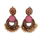 Ethnic Gold Plated Pearl Drop Earring for Women Chandbali Earring