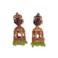 Antique Temple Elegance Gold Plated Jhumki For Women