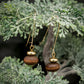 Beautiful Golden Brown Wooden Danglers