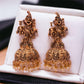 Krishna Jhumki Antique Gold Plated Earrings For Women & Girls