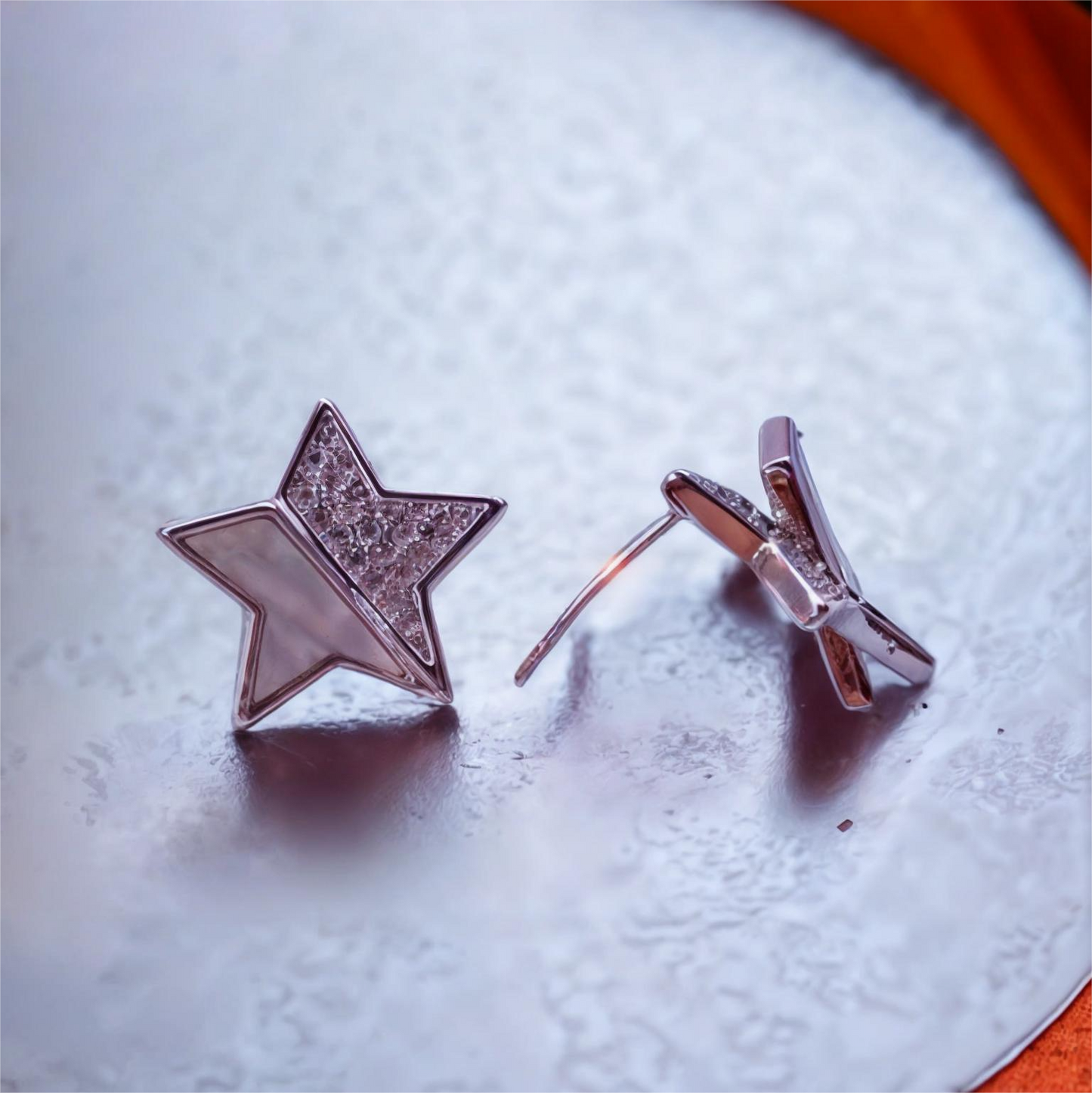 Beautiful Star Stones Studded Earrings