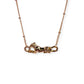 Gold Plated Panther Chain Pendant with CZ