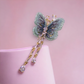 Serene Flutter Precious Stone Studded Butterfly Brooch