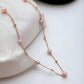 Radiant Pearls & Golden Beads pendant