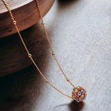 Golden Plated Beads Chain Pendant FOR WOMEN