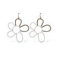 Beautiful Hollow Golden & White Daisy Danglers