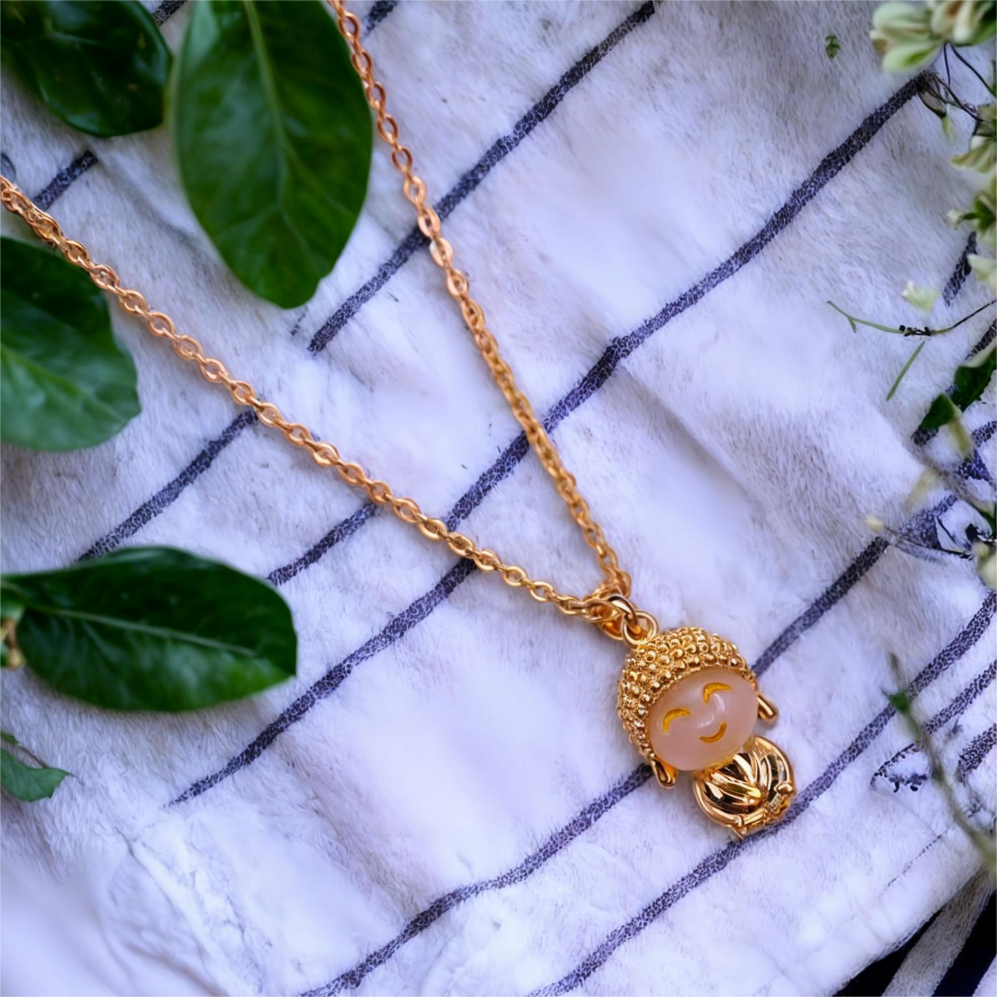 Cute Little Buddha Chain Pendant