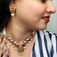 Multicolor Designer Gold Plated Necklace Set Jewellery For Women And Girls