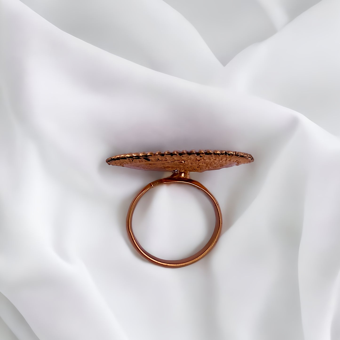 Gold Plated Handcrafted Cocktail Ring