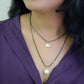 Radiant Shell Pearl 2 Layer Necklace