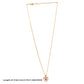 Golden Plated Heart Shape Chain Pendant with MOP