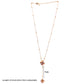 Golden Plated Drop Beads Chain Pendant