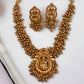 Antique Lakshmi Golden Beads Necklace Set