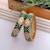 Vatiyaana Kundan Bangles 2 PCS size 2"6