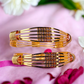 Royal Look Gold Plated CZ Bangles