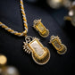 Royal Phoenix Gold Pendant Set