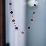 Multicolor Agate Beads Necklace