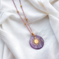 Rising Sun Charm Pendant Necklace