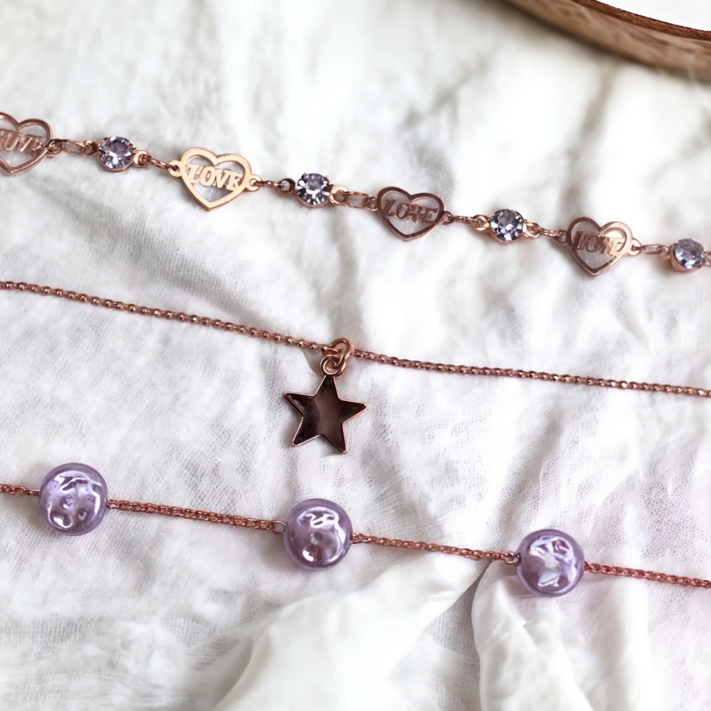 3 Layer Choker with Star Pendant