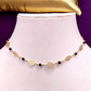 3 Layer Choker with Butterfly Chain