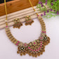 Antique Gold Floral Necklace Set