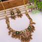 Exquisite Antique Gold-Plated Elephant Motif Necklace Set