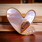 Heartfelt Radiance Gold Heart Brooch