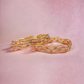 Zigzag Gold Plated CZ Bangles