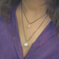 Mini Love Planet With Classic South Sea Pearl Gold-Toned Necklace