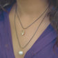 2 Layer Elegant Brass Necklace